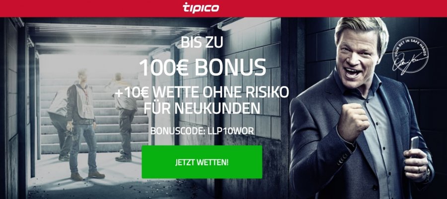 Tipico Bonus Code 2020