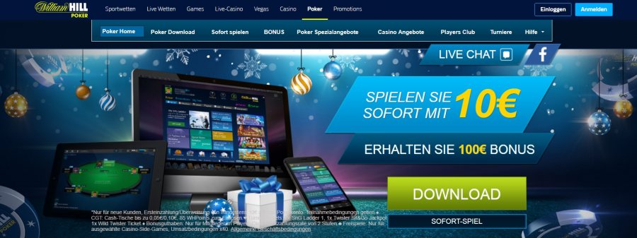 William Hill Poker Bonus Code 2020 ohne Einzahlung & Poker Download
