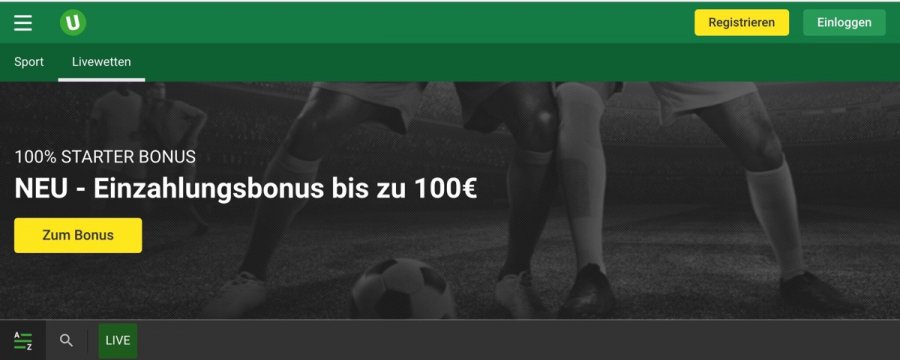 Unibet Live Wetten Angebot & Live Stream