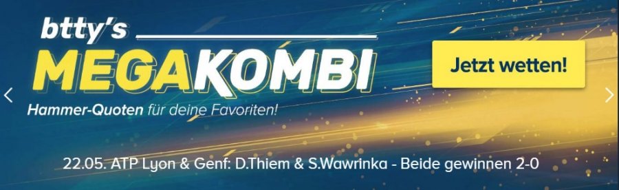 Btty Kombi-Bonus & Mega Kombiwette gewinnen