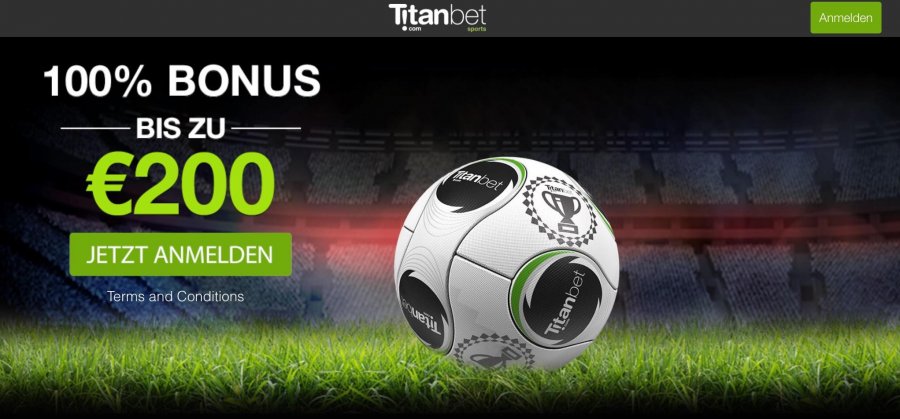 Titanbet Bonuscode 2020 » 100% Bonus bis zu 200 €