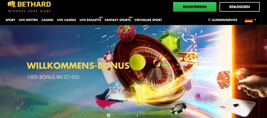 Bethard Bonus 2020 ✶ 100% Neukundenbonus ✶ bis zu 100 €