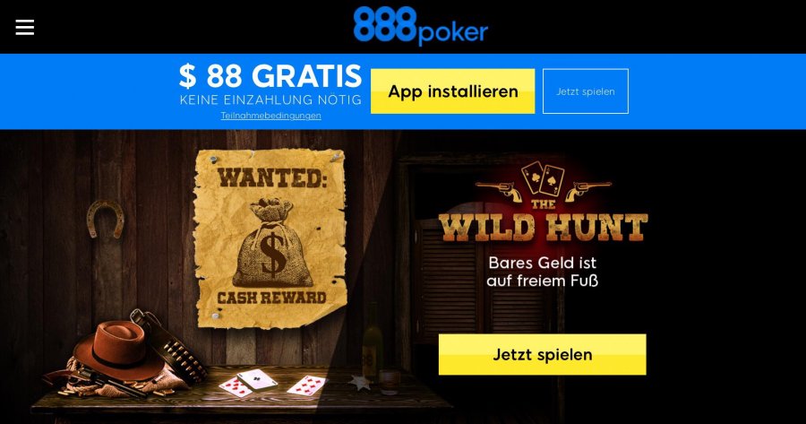 888poker Spiele 2020 » Wilde Jagd Turnier